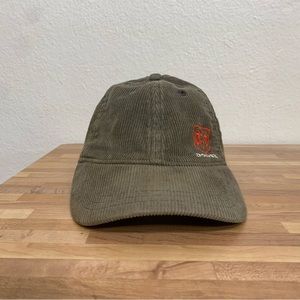 Dodge Ram Head Logo Corduroy Hat Adjustable Strap Back Adult One Size